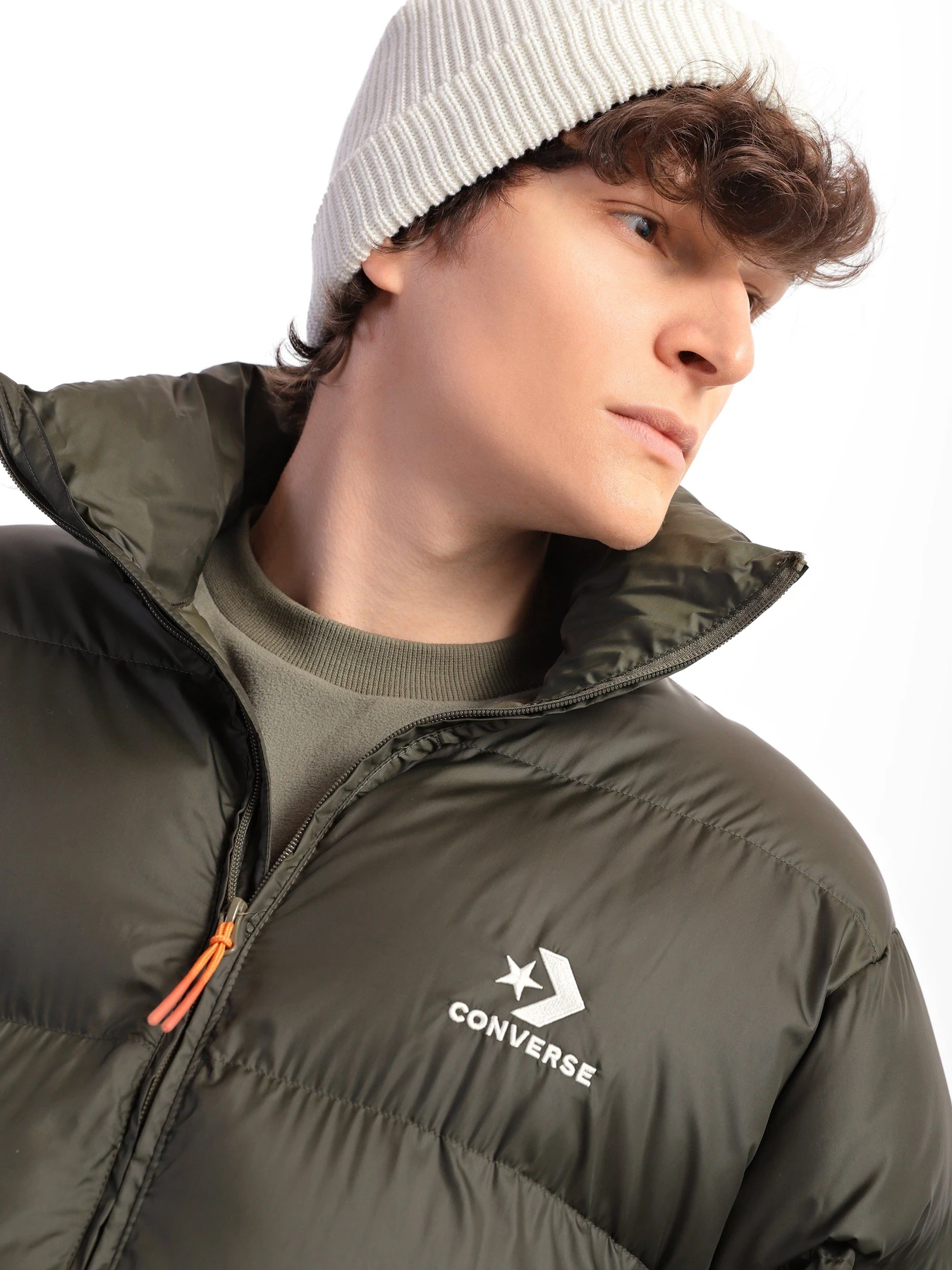 Куртки та дублянки CONVERSE  Patch Pocket Puffer модель 10023798-316 Фото