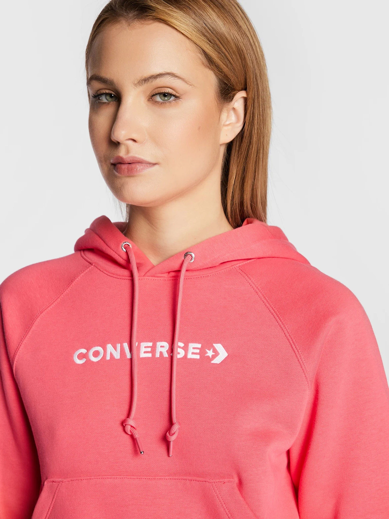 Худи и свитшоты CONVERSE Strip Wordmark Fleece модель 10023717-665 Худи и свитшоты CONVERSE Strip Wordmark Fleece модель 10023717-665 Фото