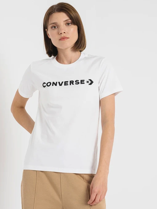 Футболки і поло CONVERSE Glossy Wordmark модель 10023720-102 Фото
