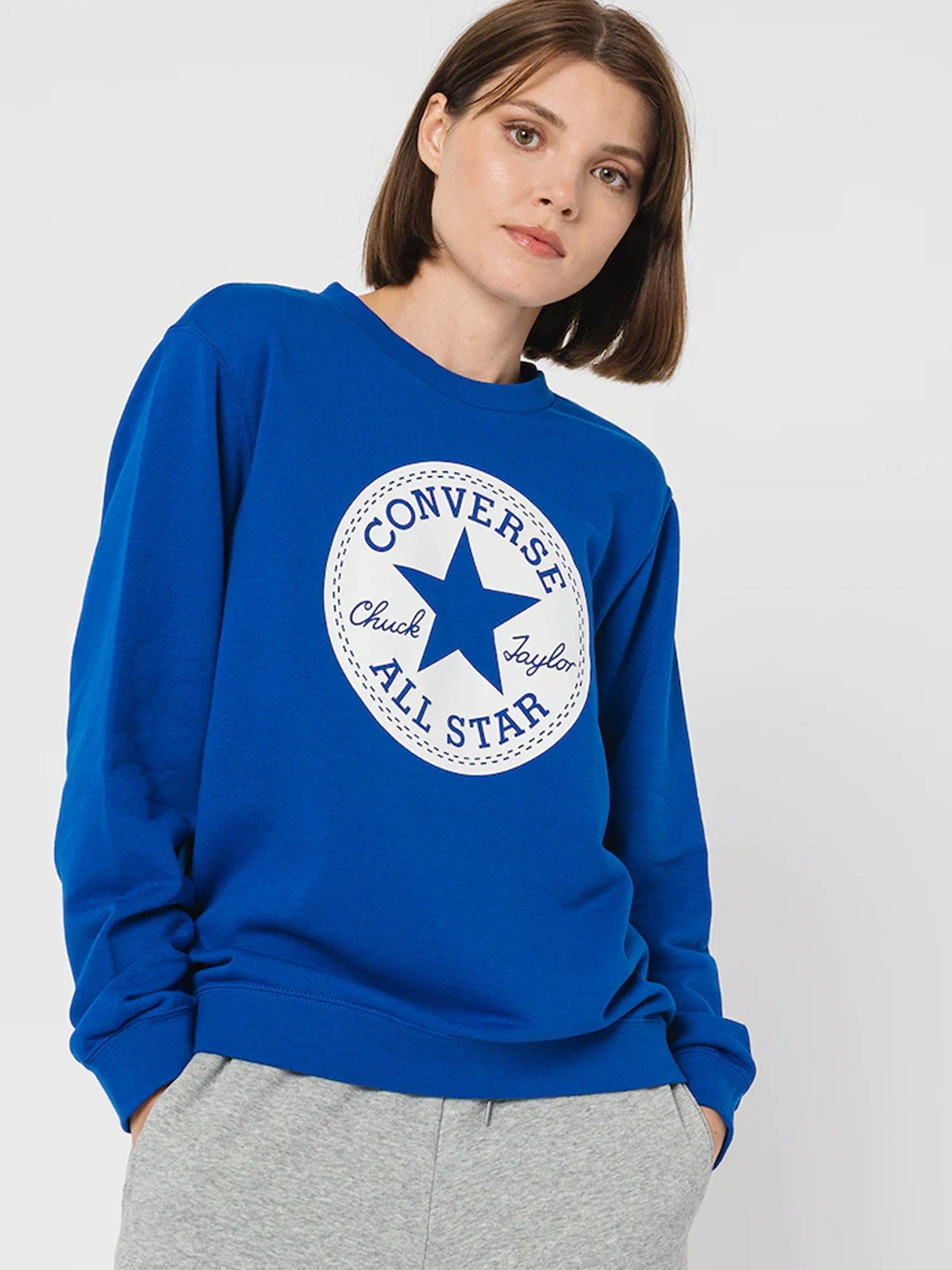 Худи и свитшоты CONVERSE Chuck Patch модель 10023855-400 Фото