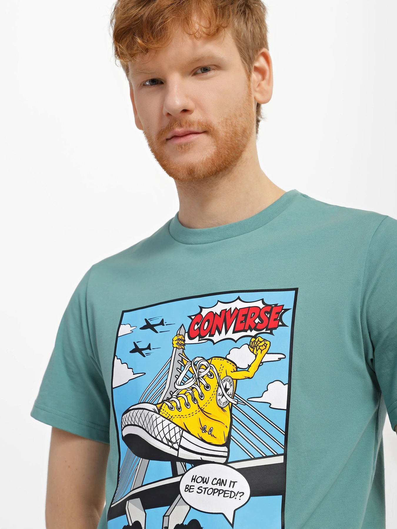Футболки і поло CONVERSE Shoe Hero модель 10025060-346 Футболки і поло CONVERSE Shoe Hero модель 10025060-346 Фото