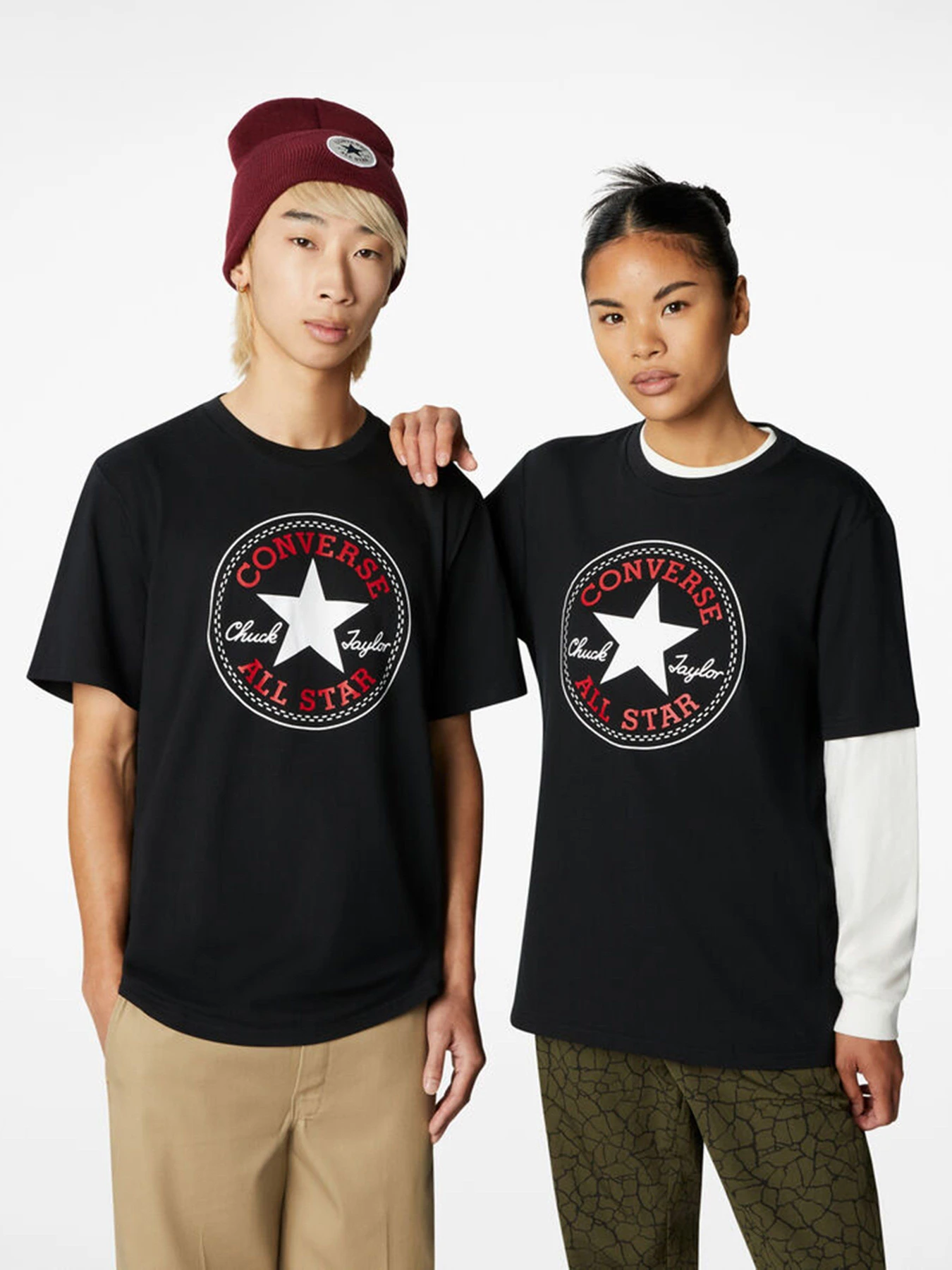 Футболки и поло CONVERSE GO-TO ALL STAR модель 10025459-001 Футболки и поло CONVERSE GO-TO ALL STAR модель 10025459-001 Фото