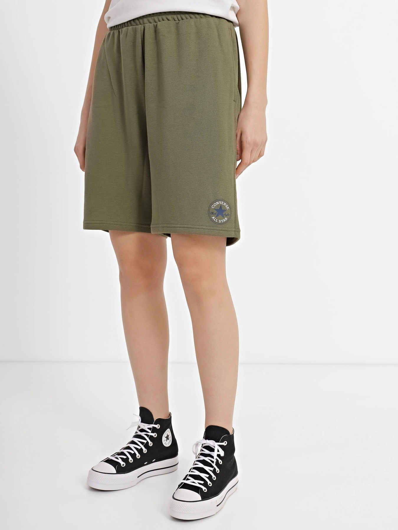 Шорты CONVERSE Novelty Chuck Patch модель 10024946-306 Шорты CONVERSE Novelty Chuck Patch модель 10024946-306 Фото