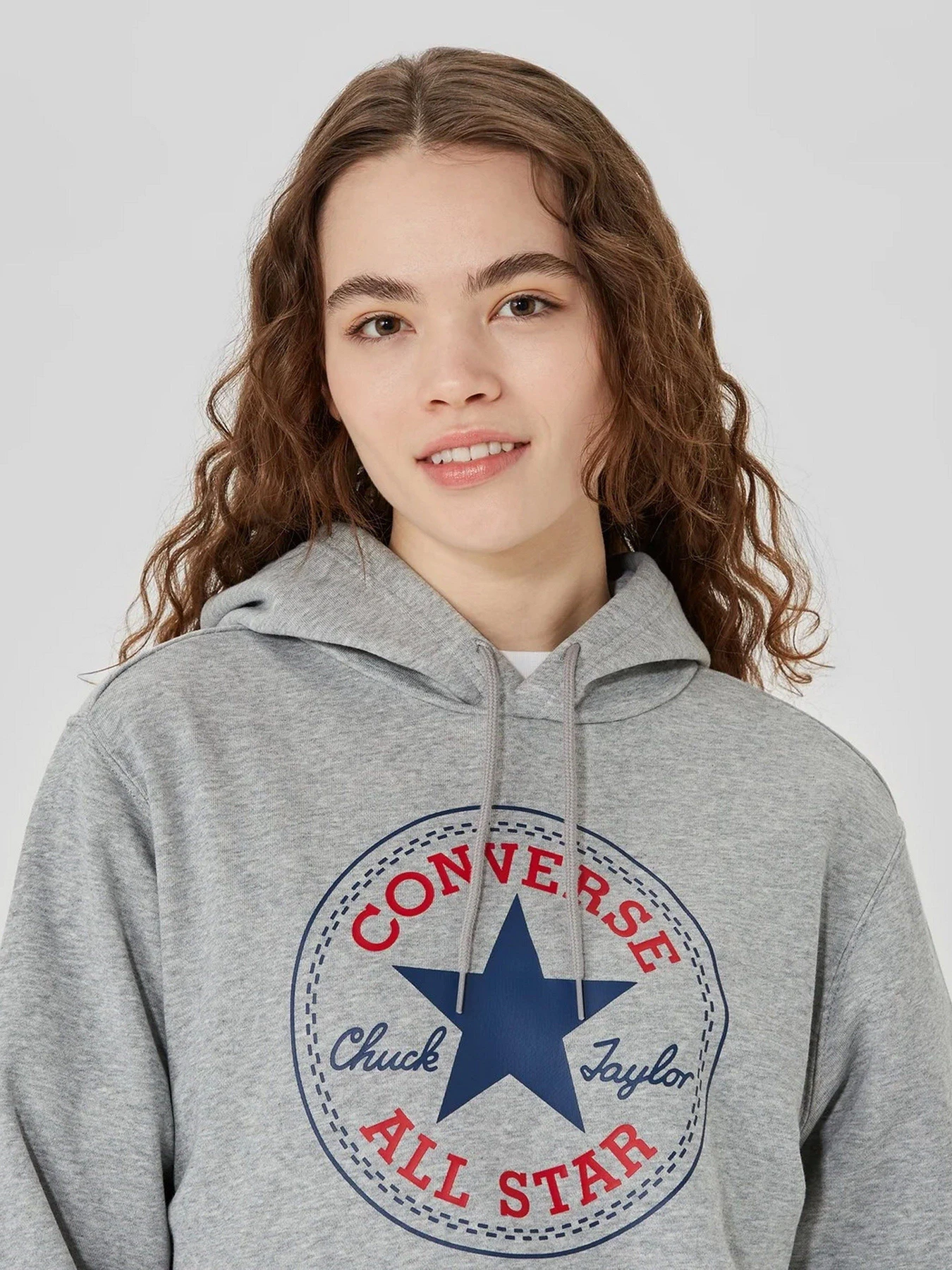 Худи и свитшоты CONVERSE Standard Fit модель 10025469-035 Фото