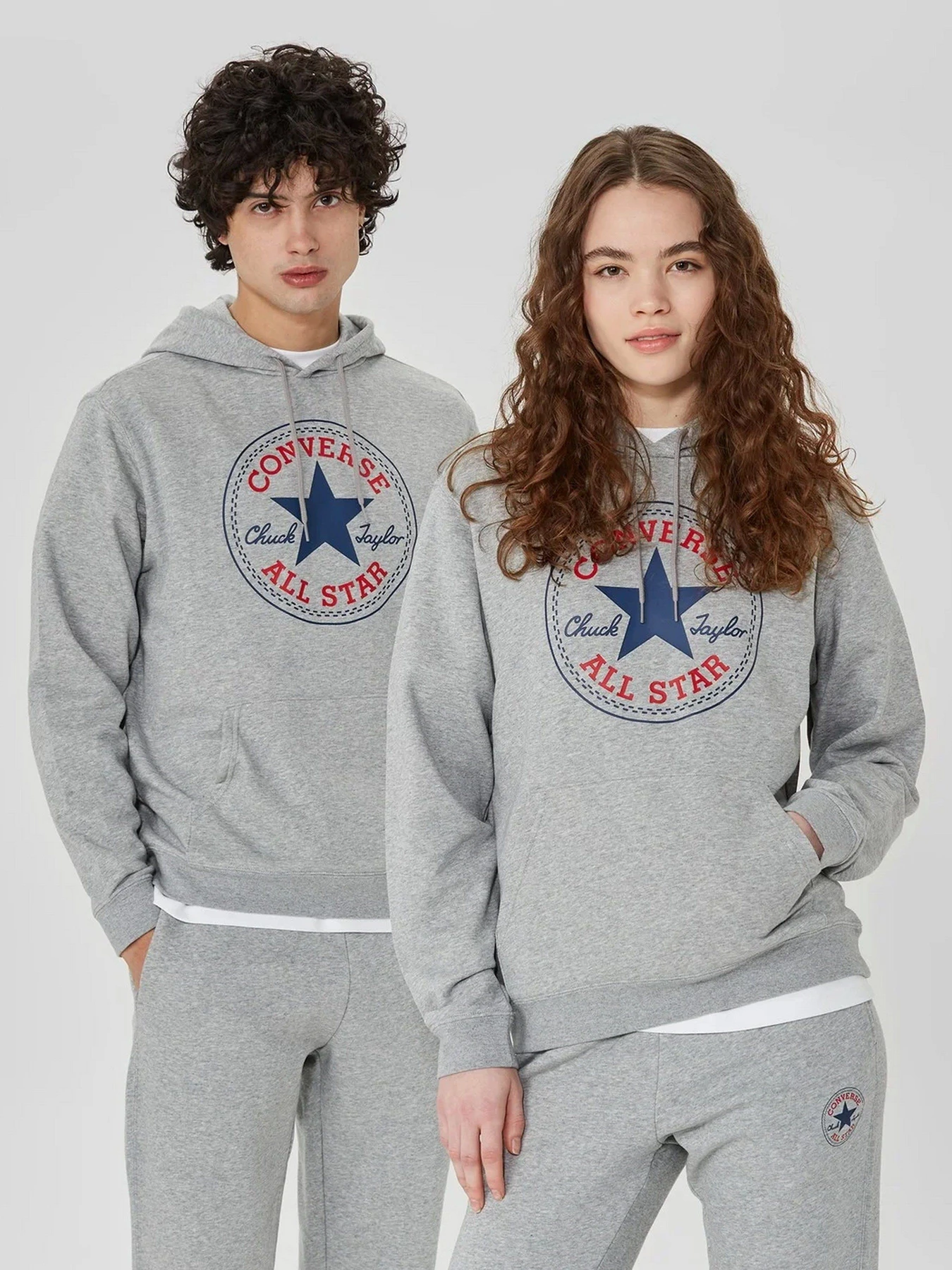 Худи и свитшоты CONVERSE Standard Fit модель 10025469-035 Фото