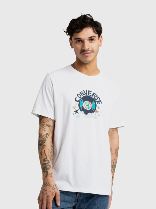 Футболки і поло CONVERSE Disco de Vinilo модель 10025271-102 Фото