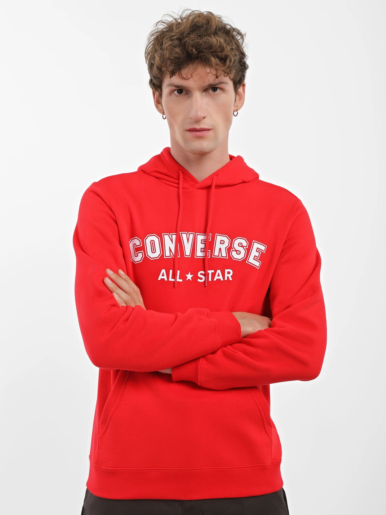 Худи и свитшоты CONVERSE Classic Fit All Star Center Front модель 10025411-600 Худи и свитшоты CONVERSE Classic Fit All Star Center Front модель 10025411-600 Фото