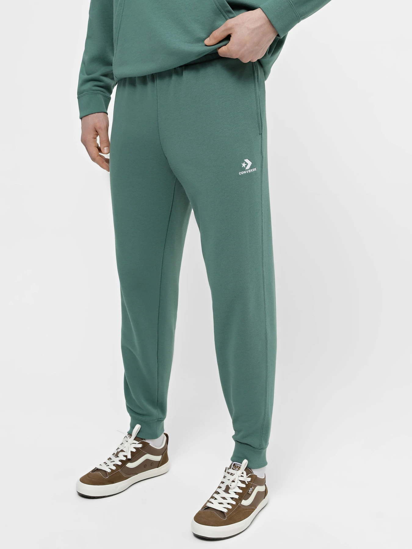 Штани CONVERSE STANDARD FIT WEARERS LEFT STAR модель 10023873-304 Штани CONVERSE STANDARD FIT WEARERS LEFT STAR модель 10023873-304 Фото