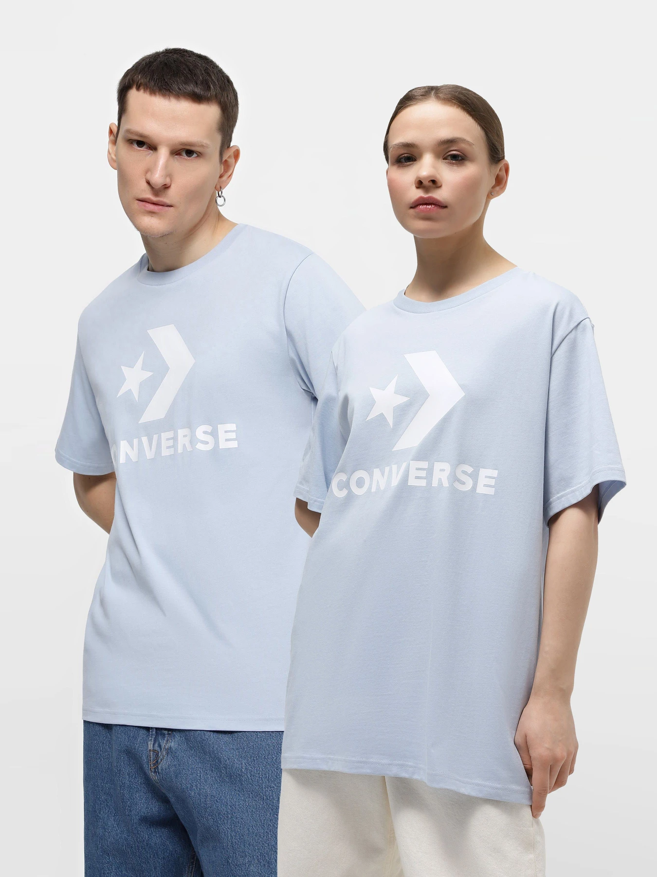 Футболки и поло CONVERSE STANDARD FIT CENTER FRONT LARG модель 10025458-050 Фото