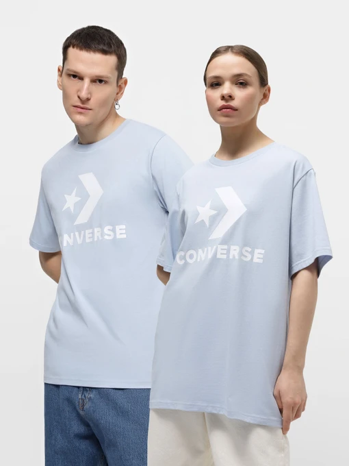 Футболки и поло CONVERSE STANDARD FIT CENTER FRONT LARG модель 10025458-050 Фото