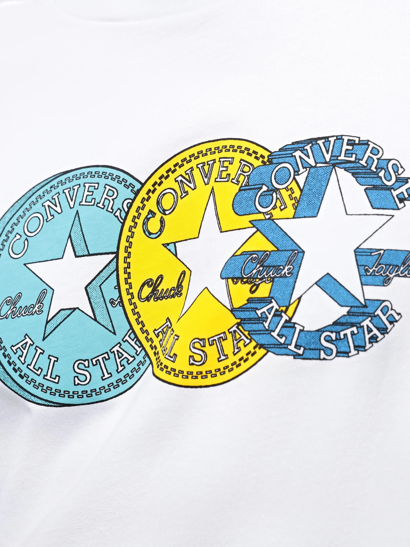 Футболки и поло CONVERSE CHUCK PATCH DISTORT модель 10025973-102 Футболки и поло CONVERSE CHUCK PATCH DISTORT модель 10025973-102 Фото