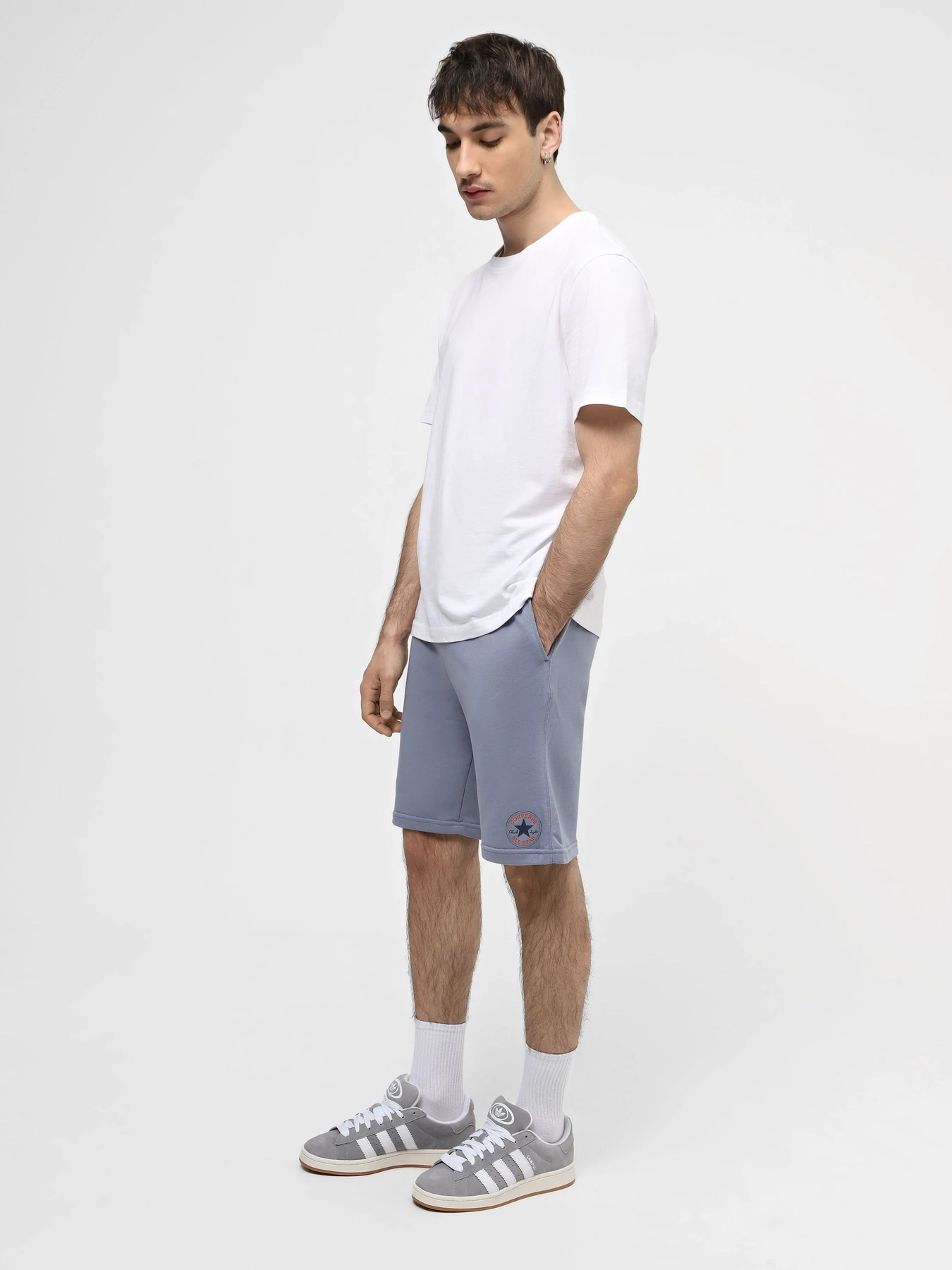 Шорты CONVERSE NOVELTY CHUCK PATCH модель 10024946-426 Шорты CONVERSE NOVELTY CHUCK PATCH модель 10024946-426 Фото