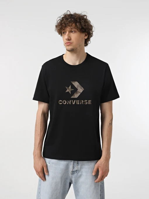 Футболки и поло CONVERSE BACK TO SCHOOL STAR CHEV FILL модель 10026684-001 Фото