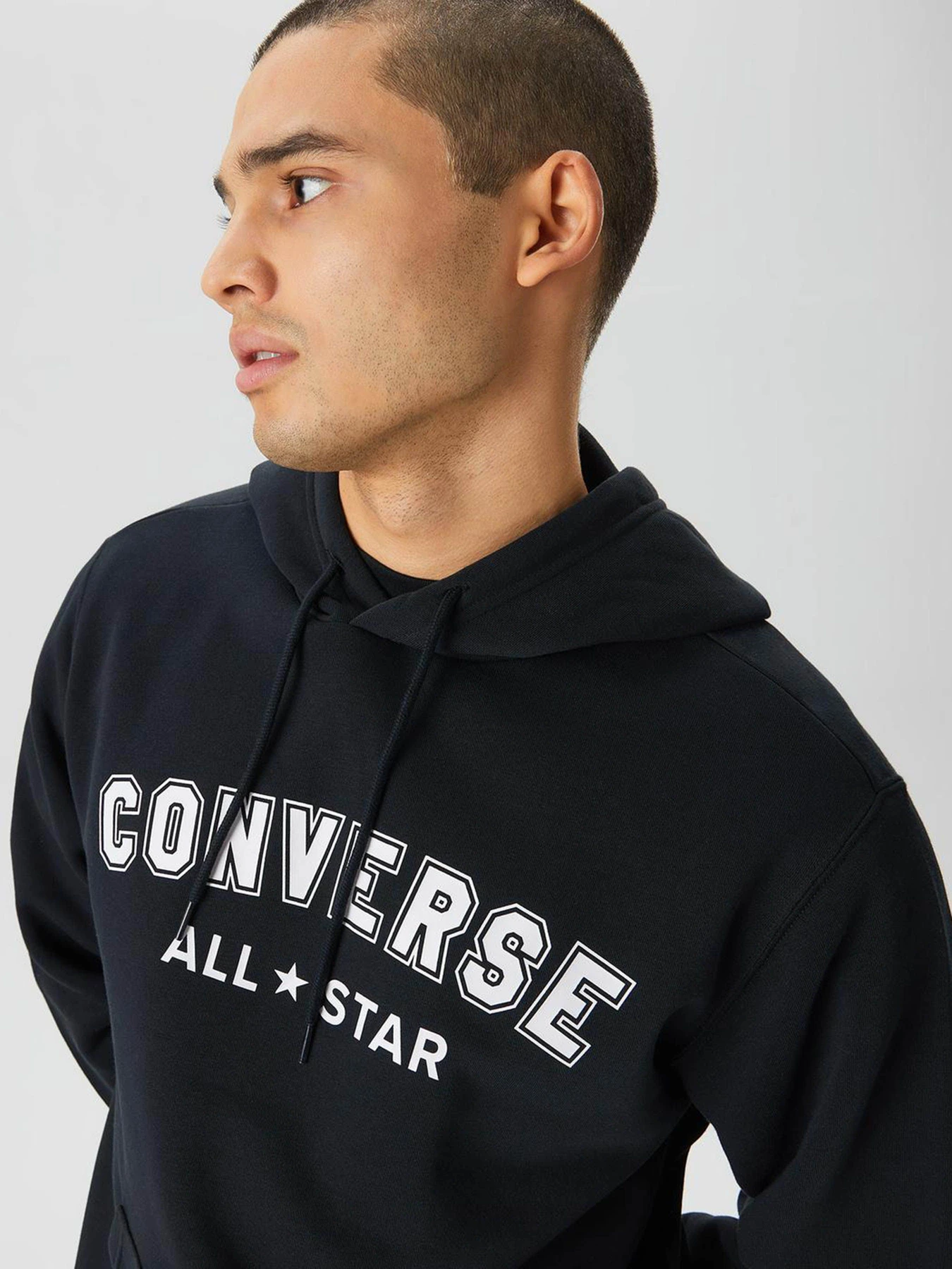 Худи и свитшоты CONVERSE CLASSIC FIT ALL STAR CENTER FR модель 10025411-001 Фото