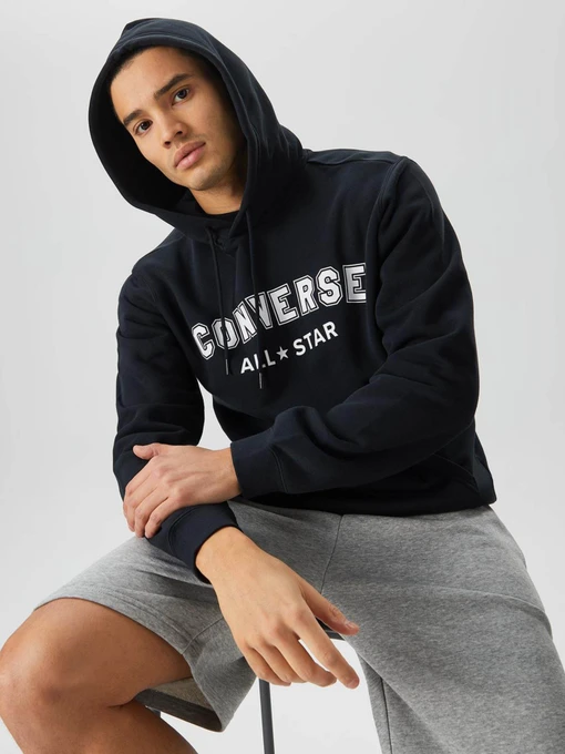 Худі та світшоти CONVERSE CLASSIC FIT ALL STAR CENTER FR модель 10025411-001 Фото