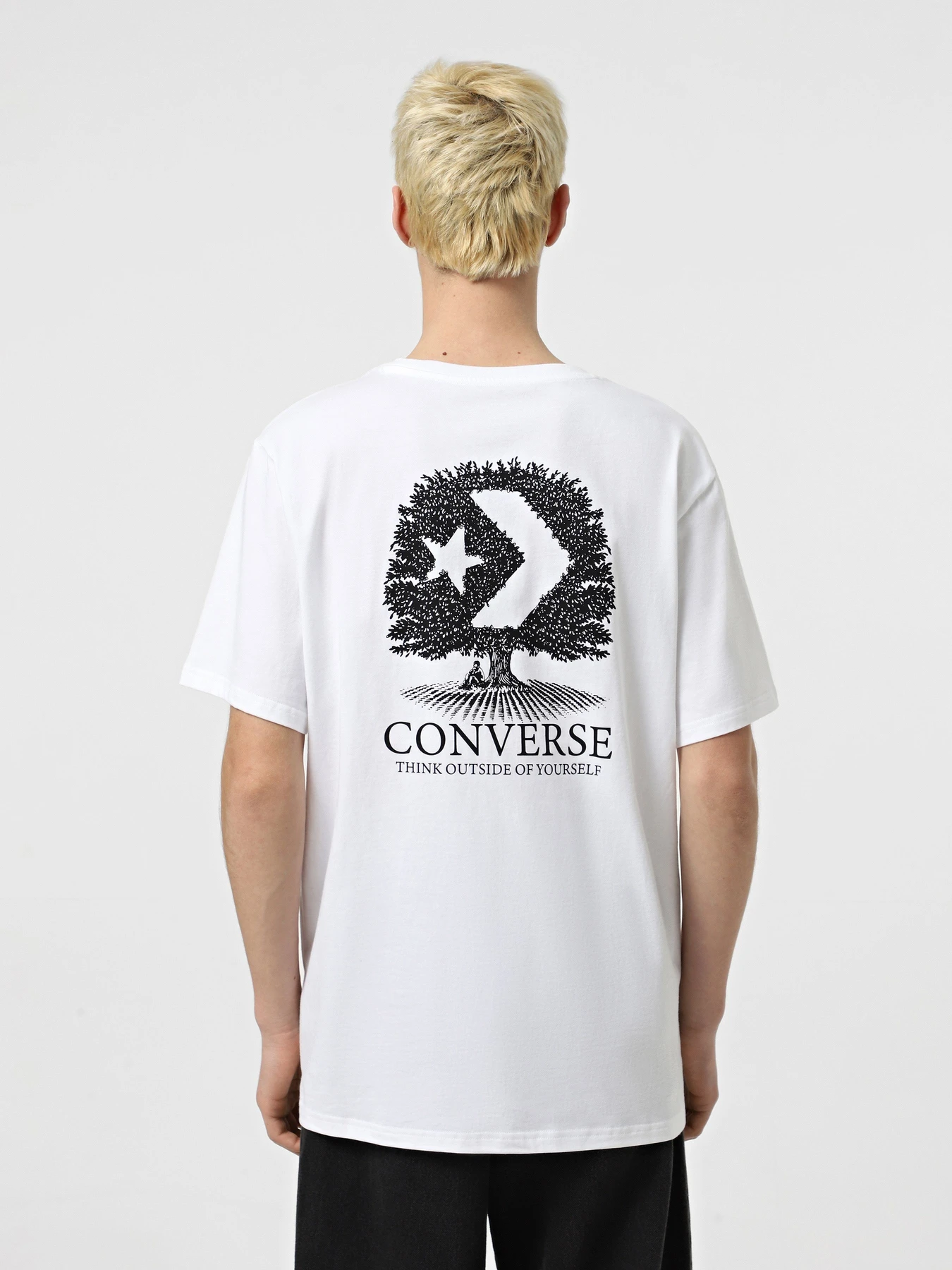 Футболки і поло CONVERSE THINK OUTSIDE модель 10027666-102 Футболки і поло CONVERSE THINK OUTSIDE модель 10027666-102 Фото