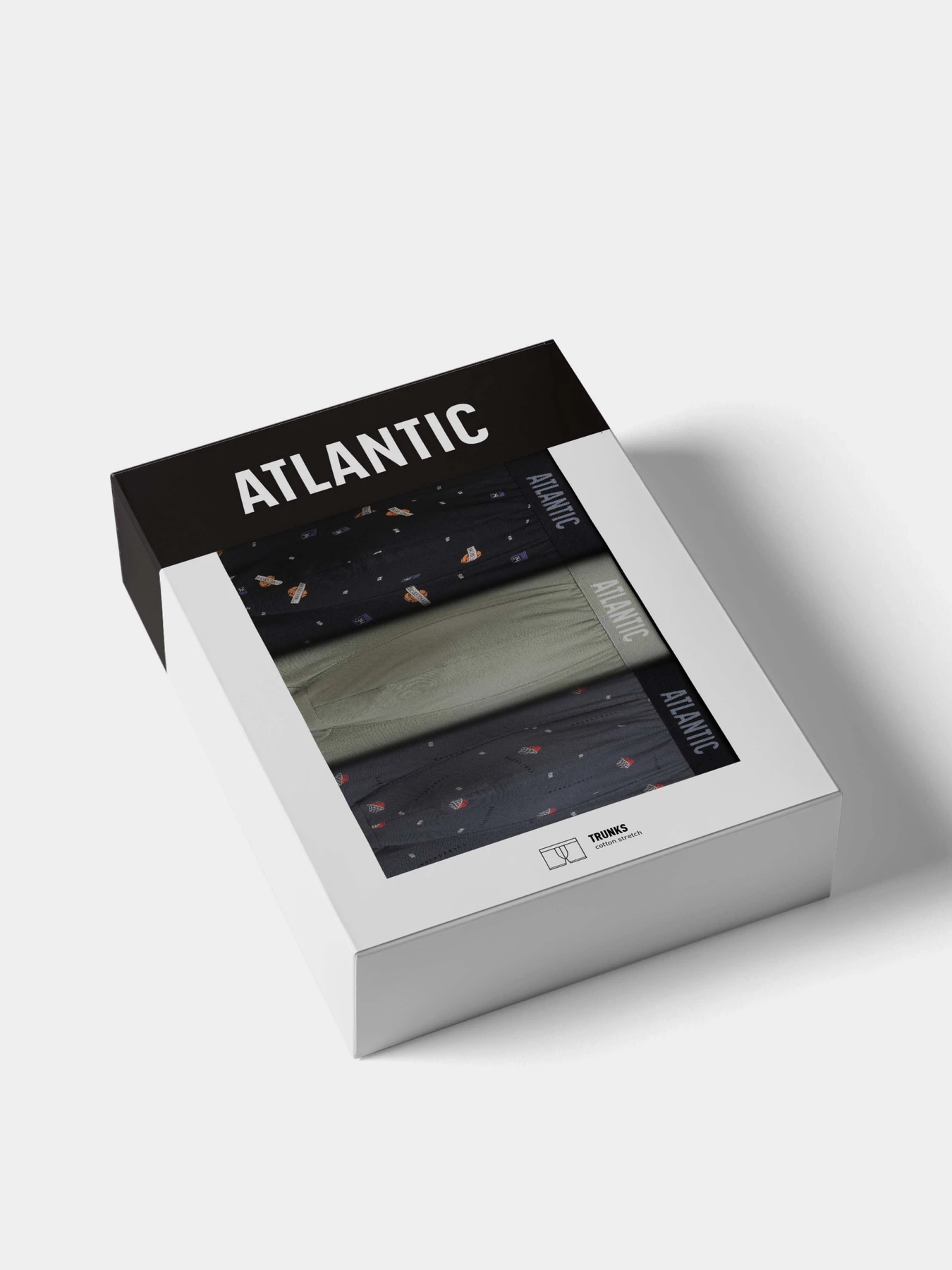 Нижнее белье Atlantic модель 3MH-211 CZA/ZIEJ/GRF Нижнее белье Atlantic модель 3MH-211 CZA/ZIEJ/GRF Фото