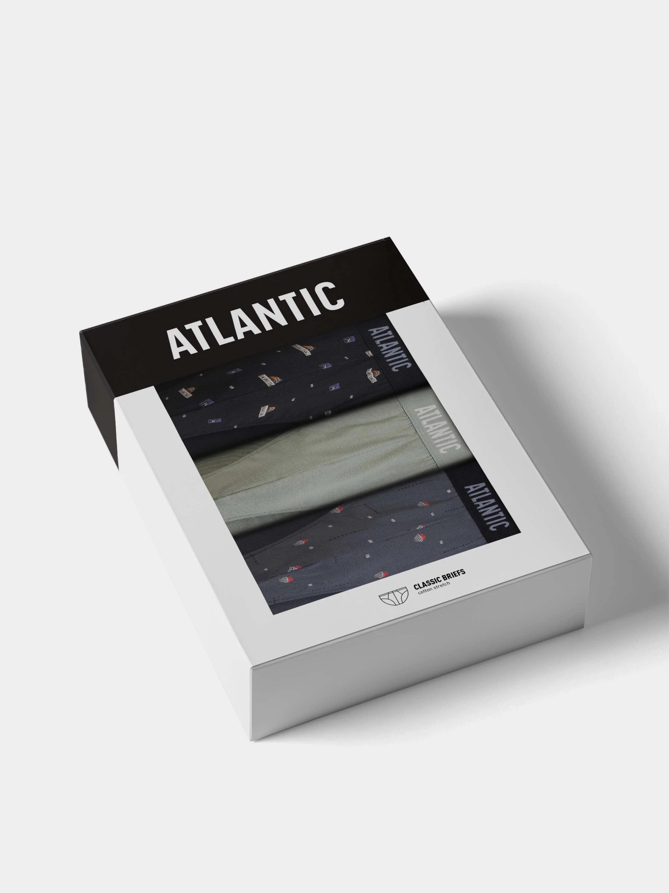 Нижня білизна Atlantic модель 3MP-194 CZA/ZIEJ/GRF Нижня білизна Atlantic модель 3MP-194 CZA/ZIEJ/GRF Фото