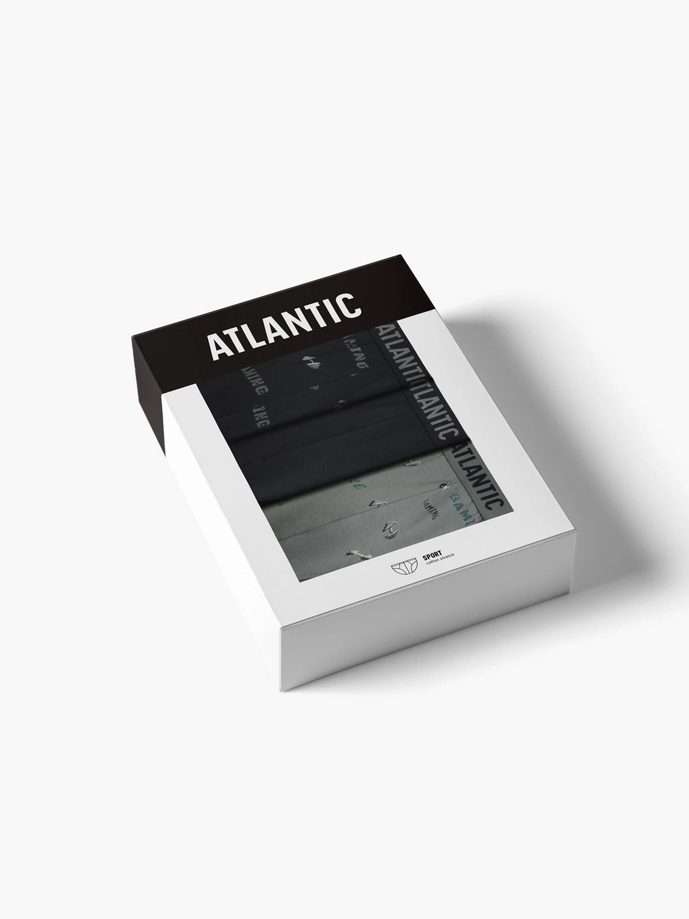 Нижнее белье Atlantic модель 3MP-206 CZA/CZA/KHAJ Нижнее белье Atlantic модель 3MP-206 CZA/CZA/KHAJ Фото