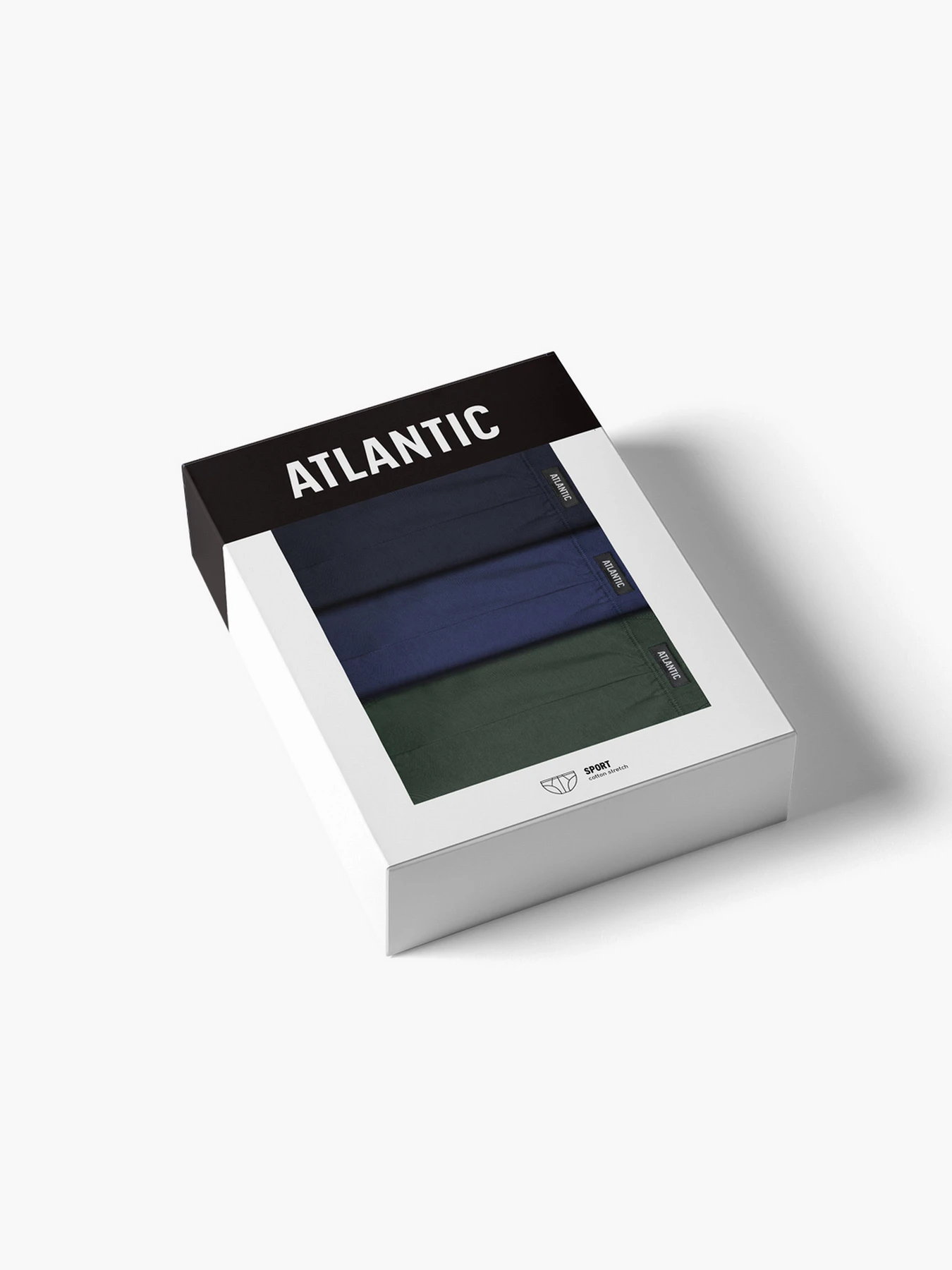 Нижня білизна Atlantic модель 3MP-129 KHA/GRA/NIEC Нижня білизна Atlantic модель 3MP-129 KHA/GRA/NIEC Фото