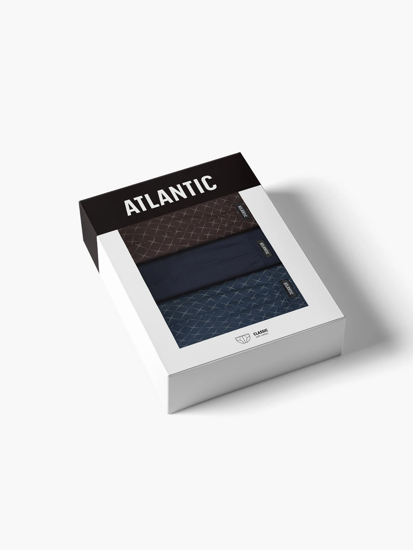 Нижня білизна Atlantic модель 3MP-205 GRAJ/GRA/BRA Нижня білизна Atlantic модель 3MP-205 GRAJ/GRA/BRA Фото