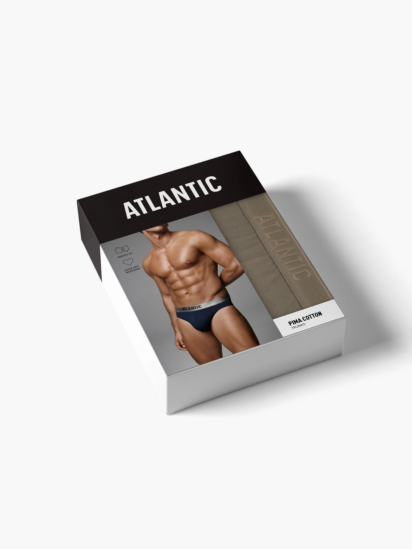 Нижнее белье Atlantic модель 2MP-1589 BRO Нижнее белье Atlantic модель 2MP-1589 BRO Фото