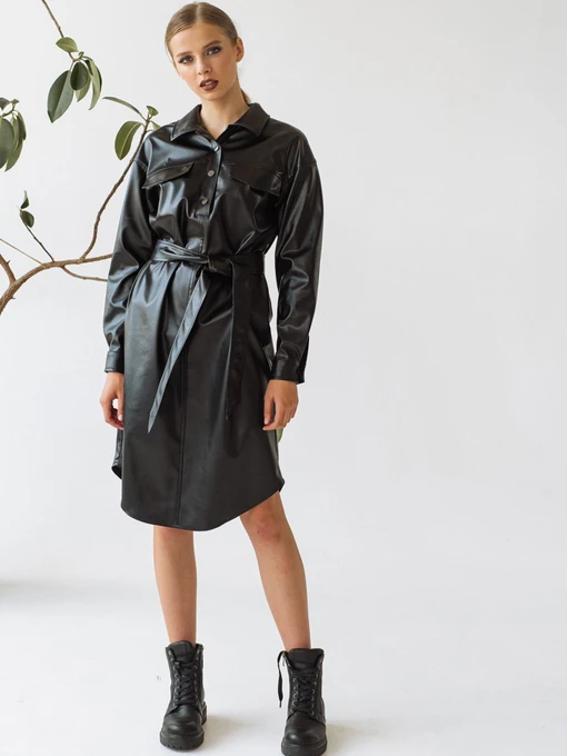 Платья VOVK модель 07740 чорний Фото