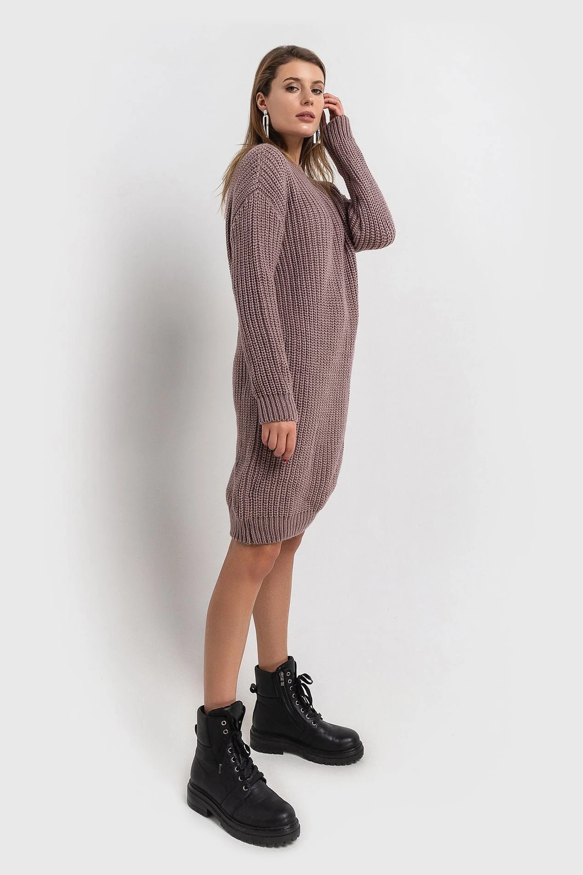 Платья VOVK модель 07258 фрезовий Платья VOVK модель 07258 фрезовий Фото