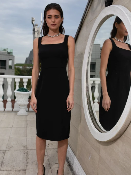 Сукні VOVK модель 09588 чорний Фото