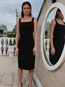 Сукні VOVK модель 09588 чорний Фото