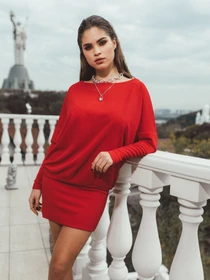 Платья VOVK модель 010212 червоний Фото