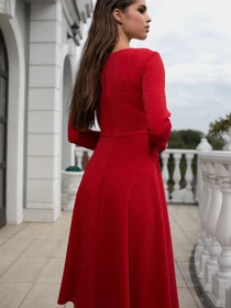 Платья VOVK модель 010207 червоний Фото