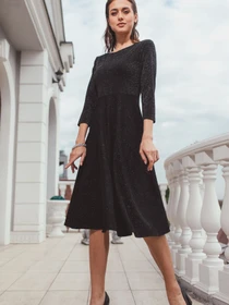 Платья VOVK модель 07242 чорний Фото