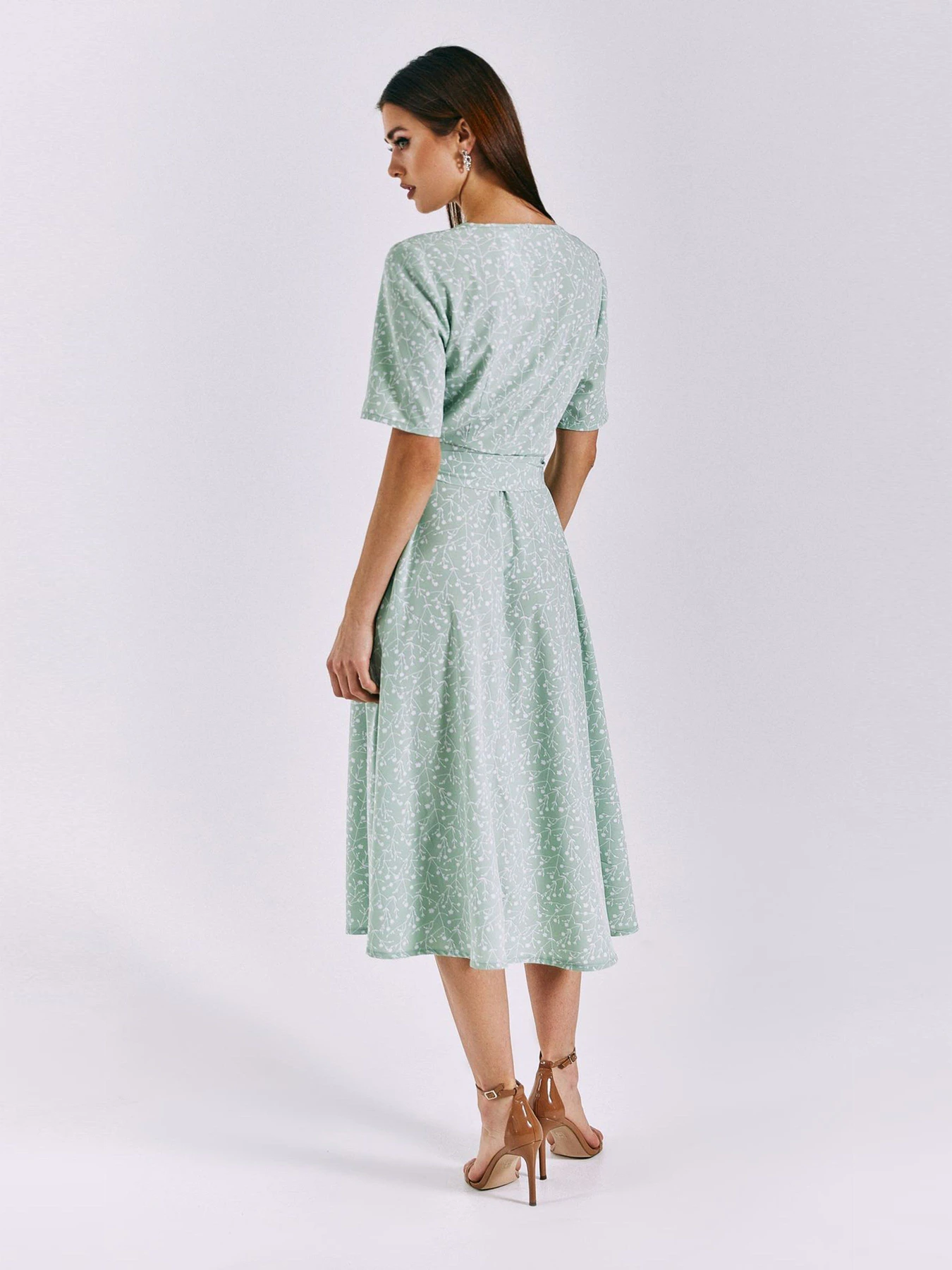 Платья VOVK модель 010889 трав'яний Фото