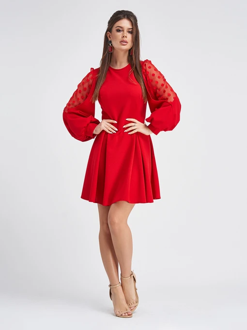 Сукні ISSA Plus модель 11254A_красный Фото