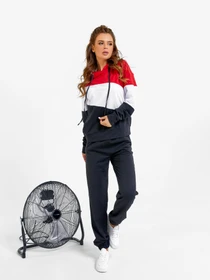 Костюмы ISSA Plus модель SA-33_черный/красный Фото