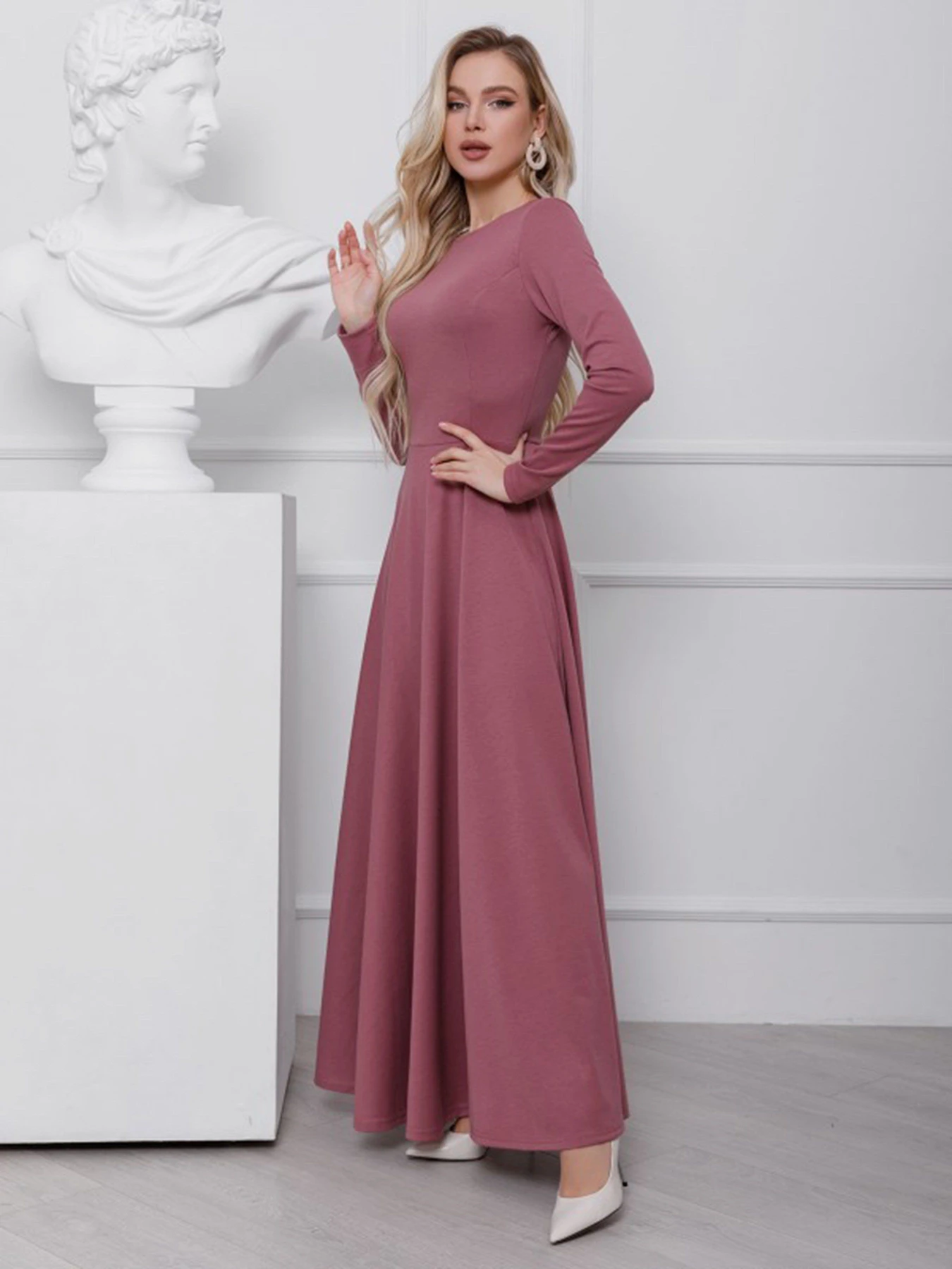 Сукні ISSA Plus модель 12399_розовый Фото