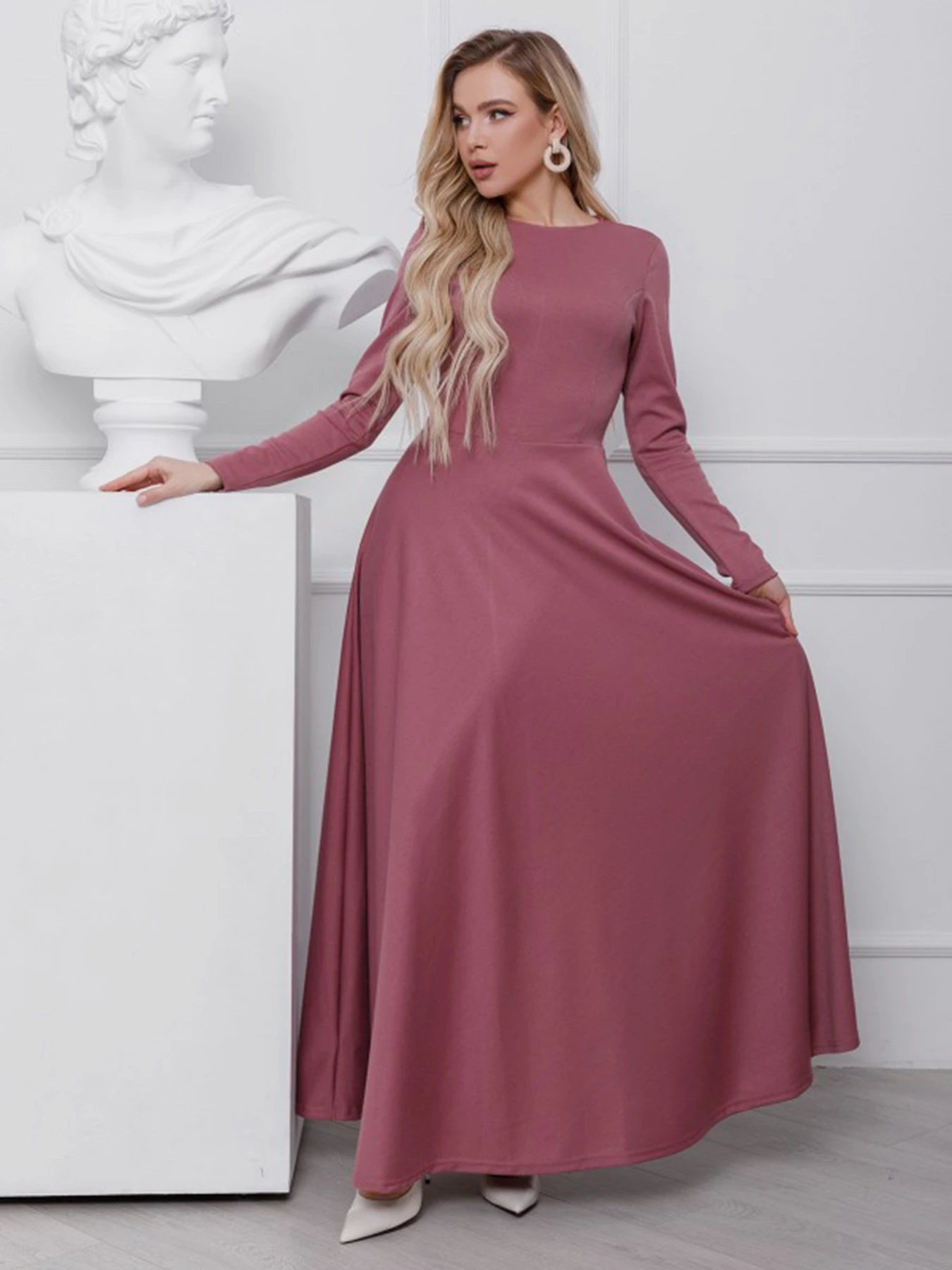 Сукні ISSA Plus модель 12399_розовый Фото