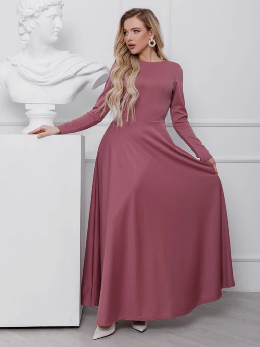 Сукні ISSA Plus модель 12399_розовый Фото