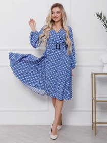 Сукні ISSA Plus модель 12415_голубой Фото