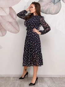 Сукні ISSA Plus модель 12485_синий Фото