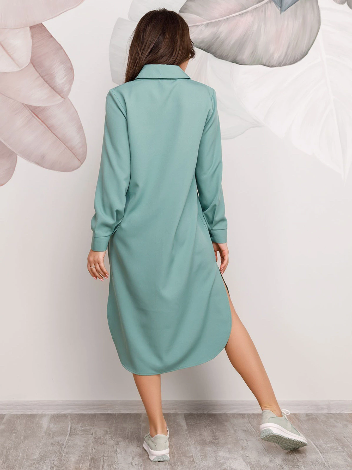 Платья ISSA Plus модель 12492_мятный Платья ISSA Plus модель 12492_мятный Фото