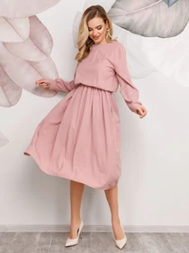 Сукні ISSA Plus модель 12510_розовый Фото