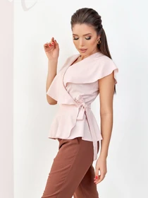 Сорочки ISSA Plus модель 12045_розовый Фото