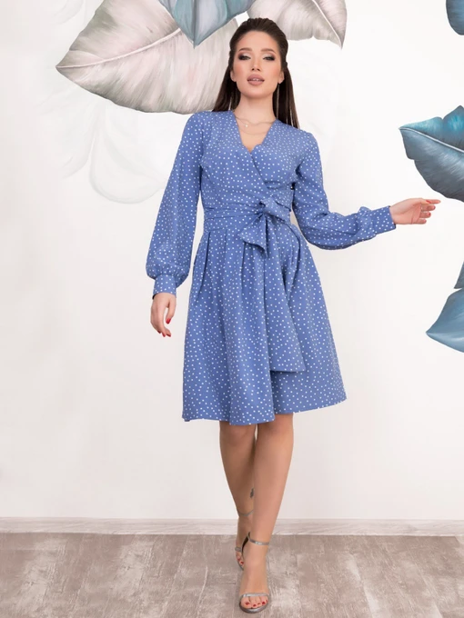 Сукні ISSA Plus модель 12099_голубой Фото