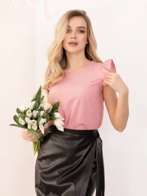 Сорочки ISSA Plus модель SA-182_розовый Фото