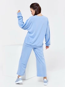 Костюми ISSA Plus модель 12544_голубой Фото
