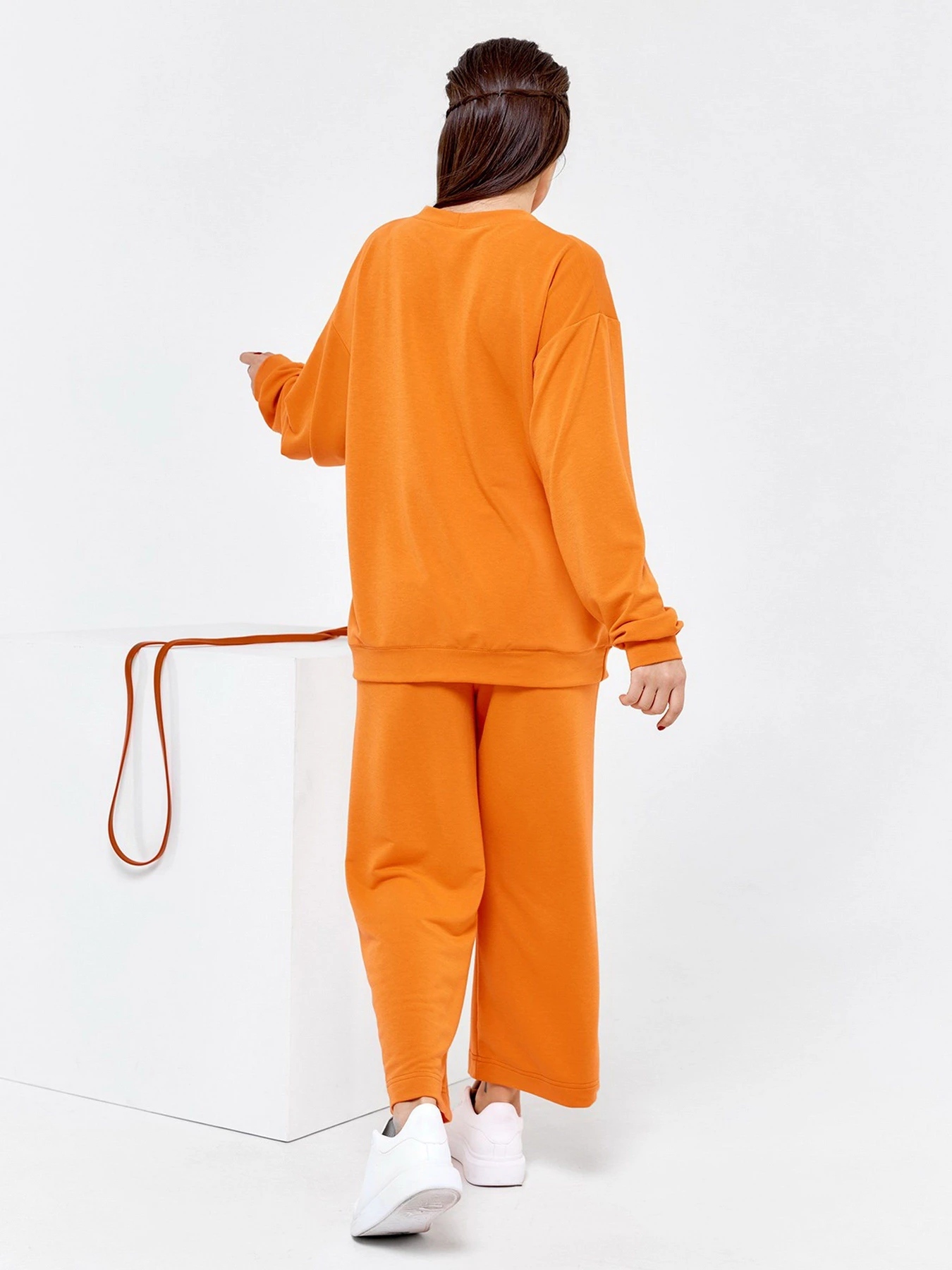 Костюми ISSA Plus модель 12544_оранжевый Фото