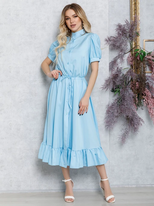 Сукні ISSA Plus модель 12578_голубой Фото