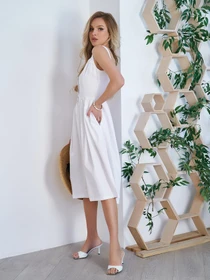 Сукні ISSA Plus модель 11782_белый Фото